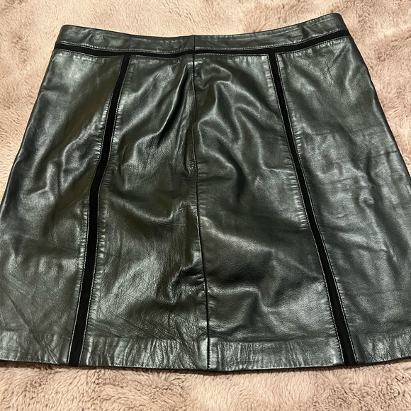 Mango Leather Skirt - Picture 1 of 2